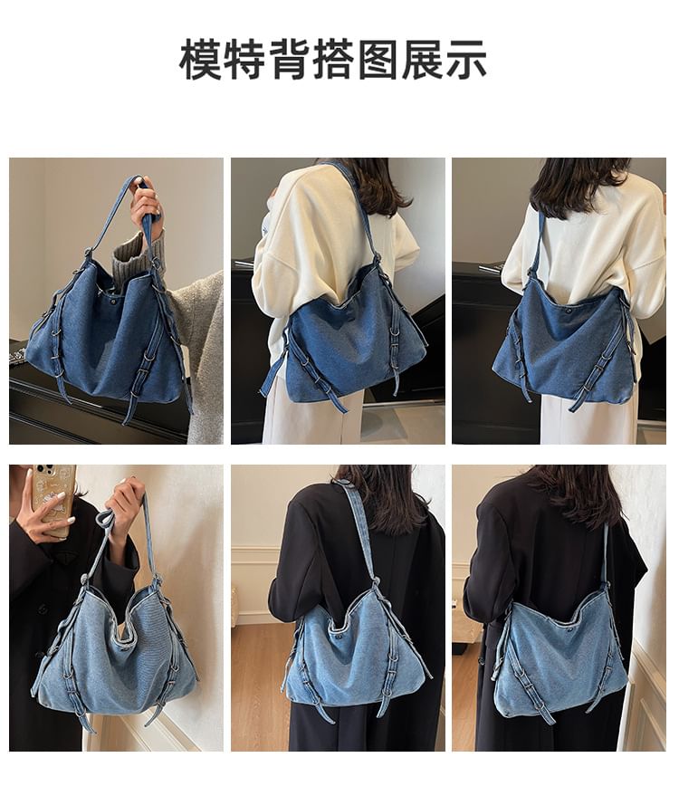 Bag Tote Denim Plain