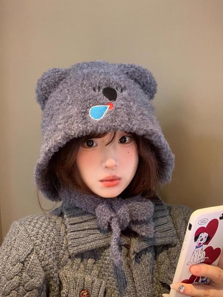 Koala Hat Bonnet Knit