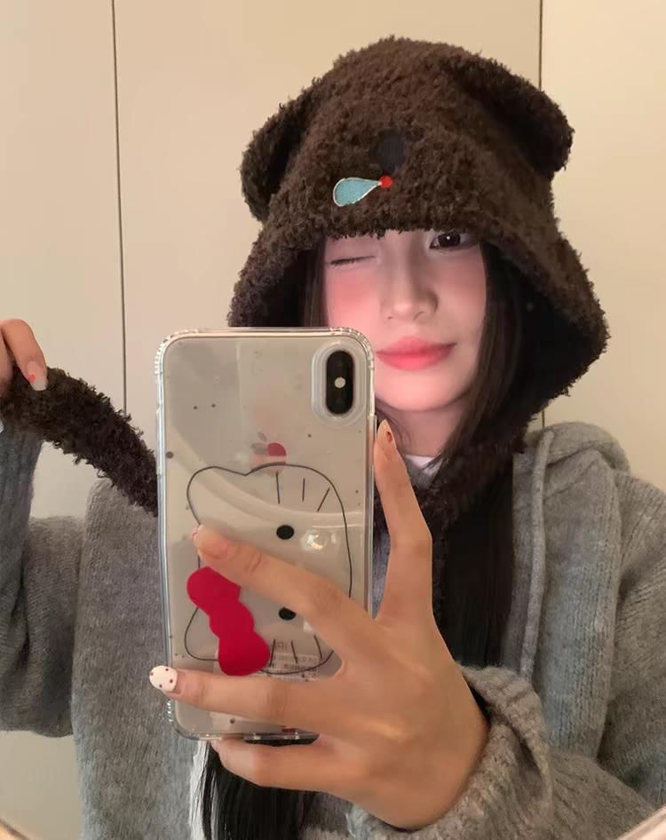 Koala Hat Bonnet Knit