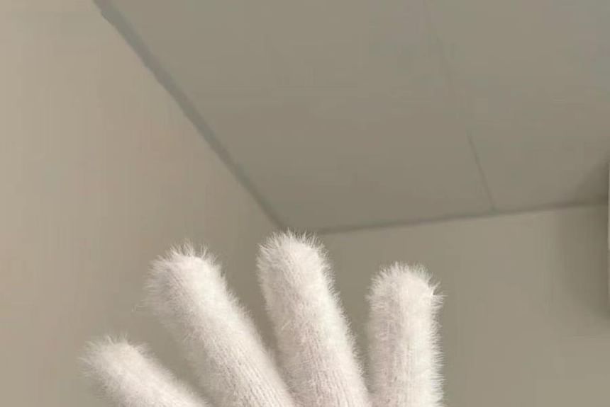 Fluffy Cartoon Gloves