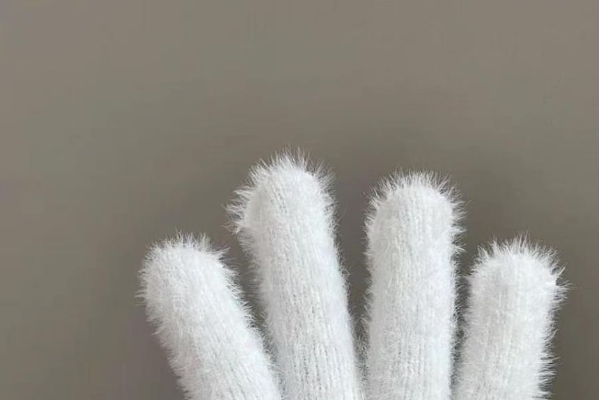 Fluffy Cartoon Gloves