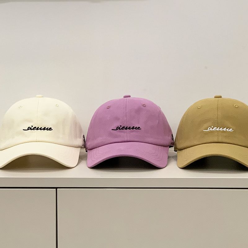 Letter Cap Embroidered