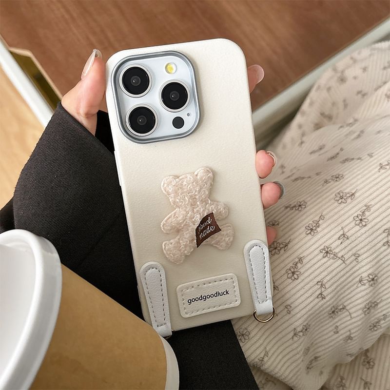 Applique with Phone Case Bear Strap