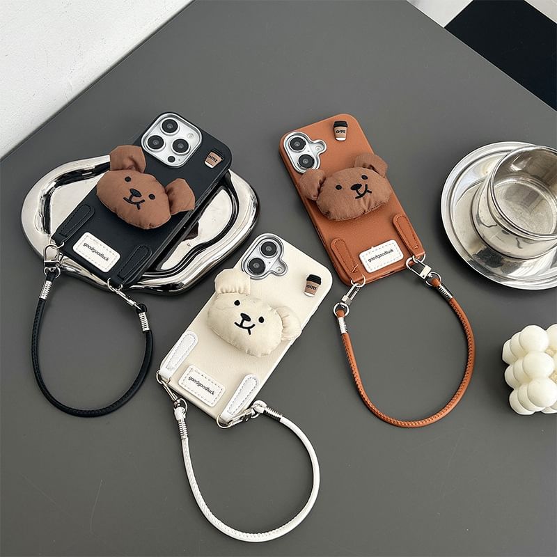 Case Phone Bear with Puffed Strap