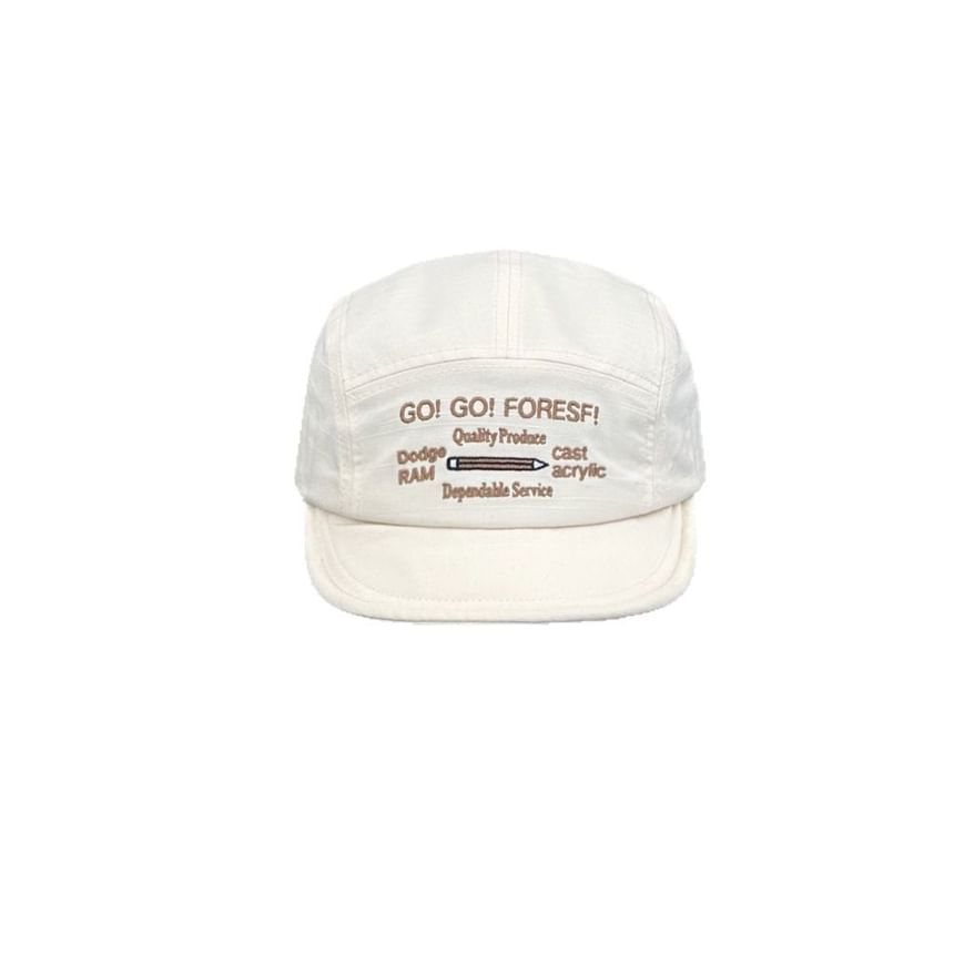 Lettering Cap Baseball Embroidery