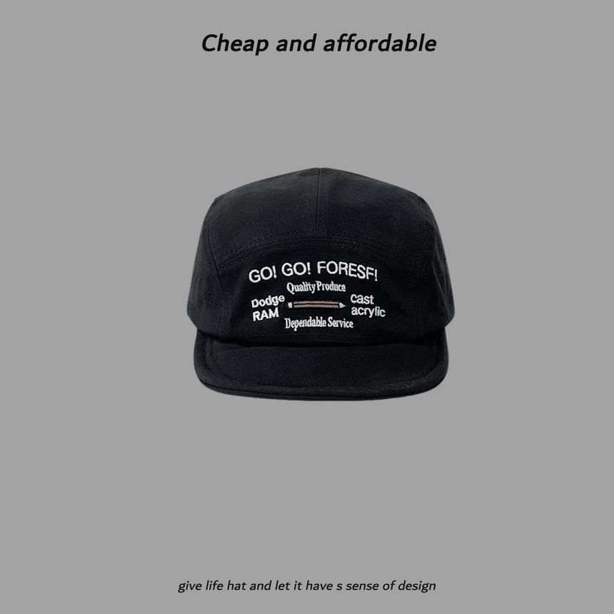 Lettering Cap Baseball Embroidery
