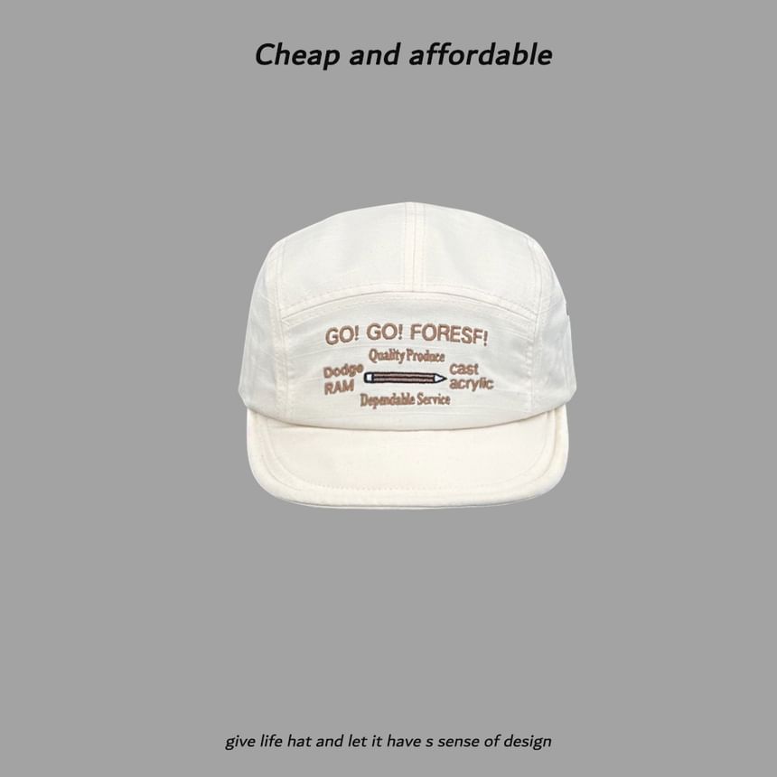 Lettering Cap Baseball Embroidery