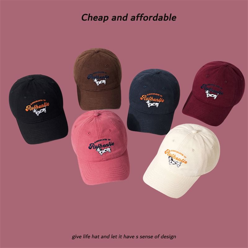 Baseball Dog Cap Embroidered