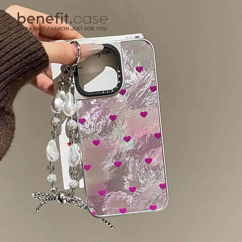 Case Phone Strap Set / Heart