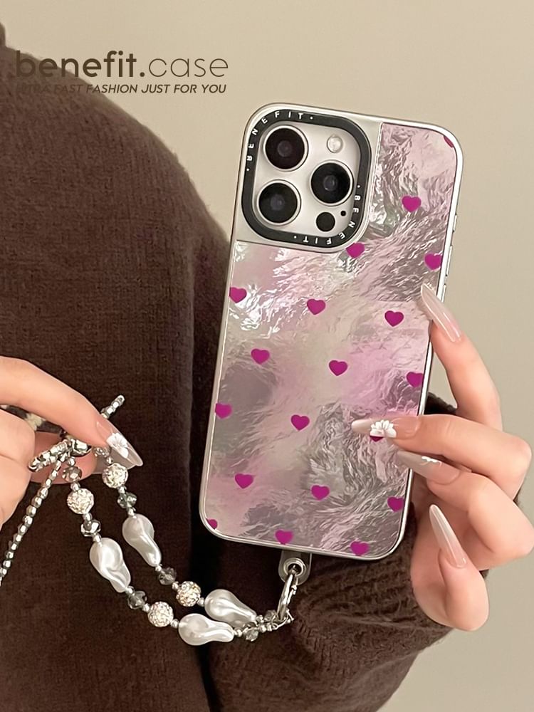 Case Phone Strap Set / Heart