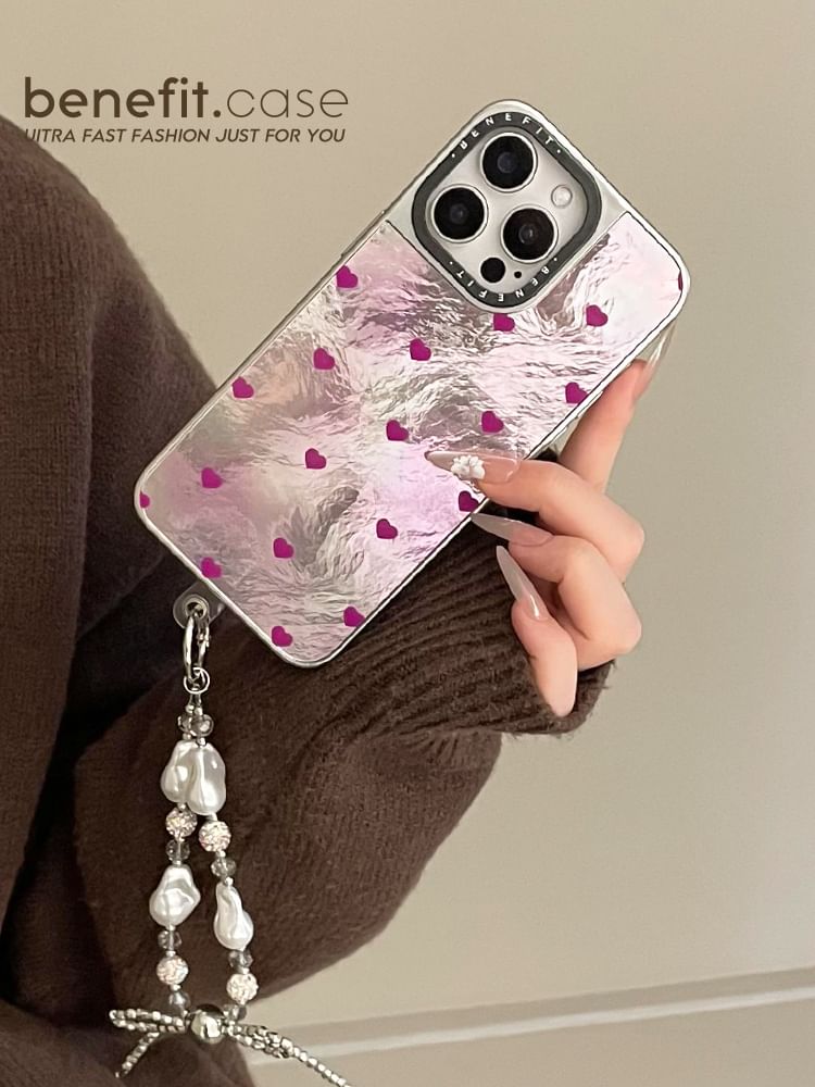 Case Phone Strap Set / Heart