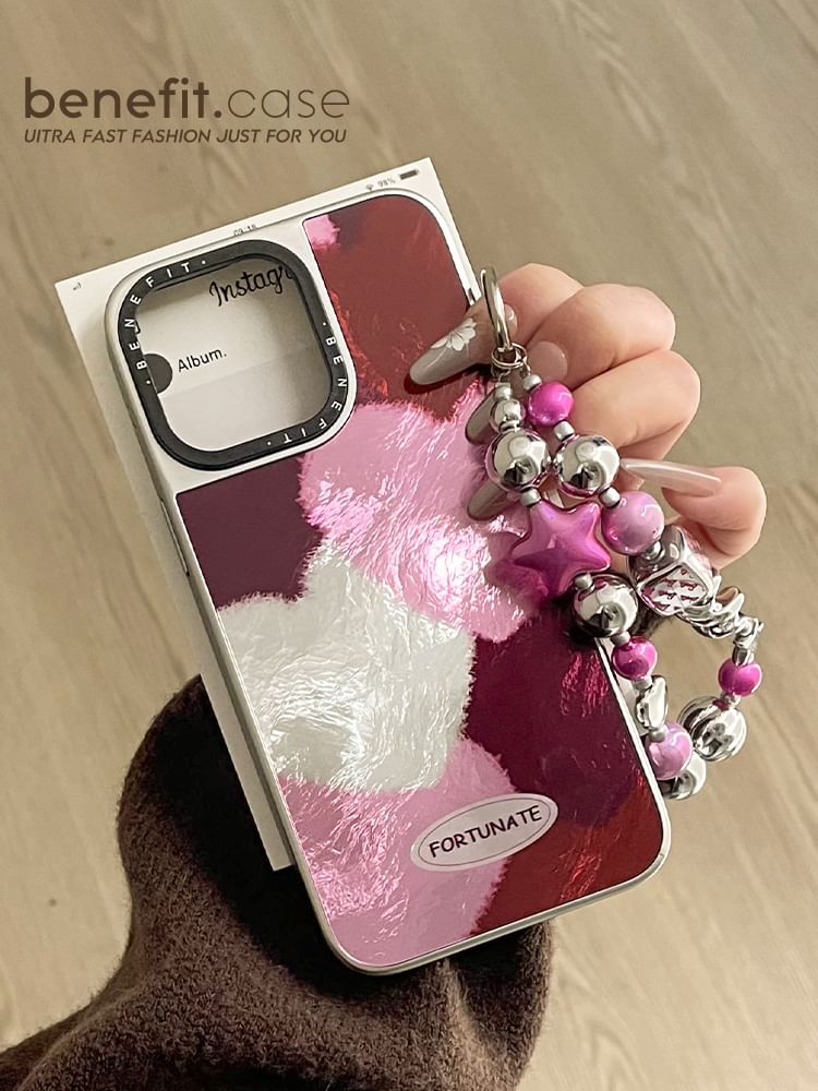 / Strap Phone Heart Case Set