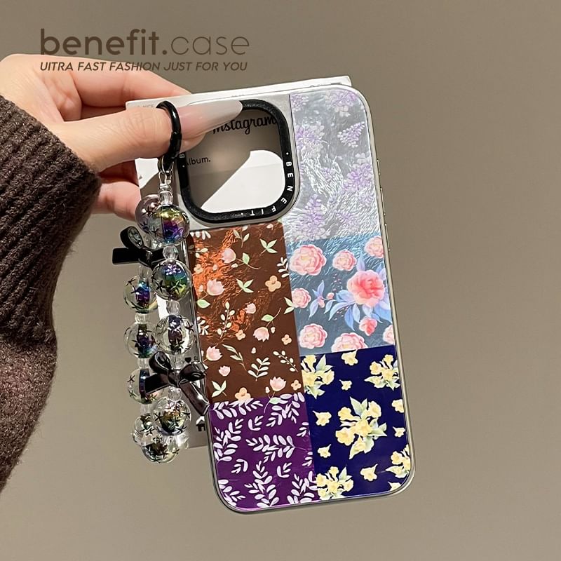 Strap / Set Phone Floral Case