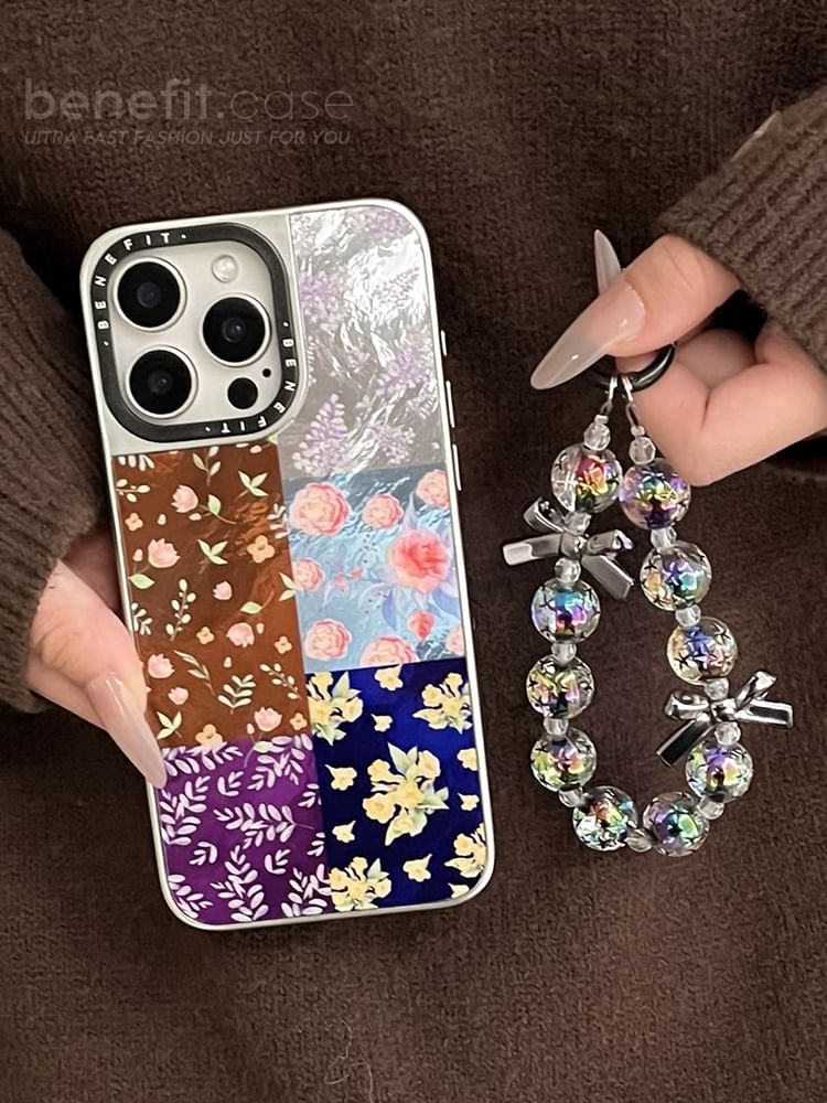 Strap / Set Phone Floral Case