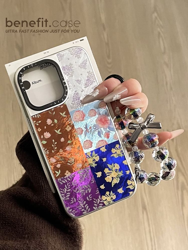 Strap / Set Phone Floral Case