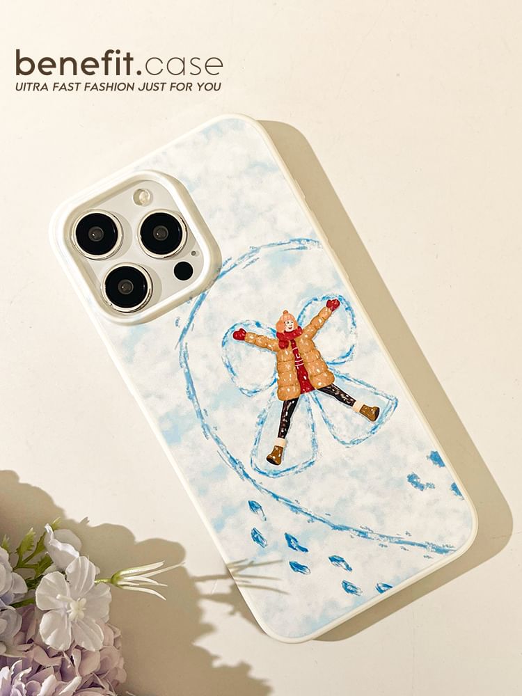 Phone Matching Snow Couple Case
