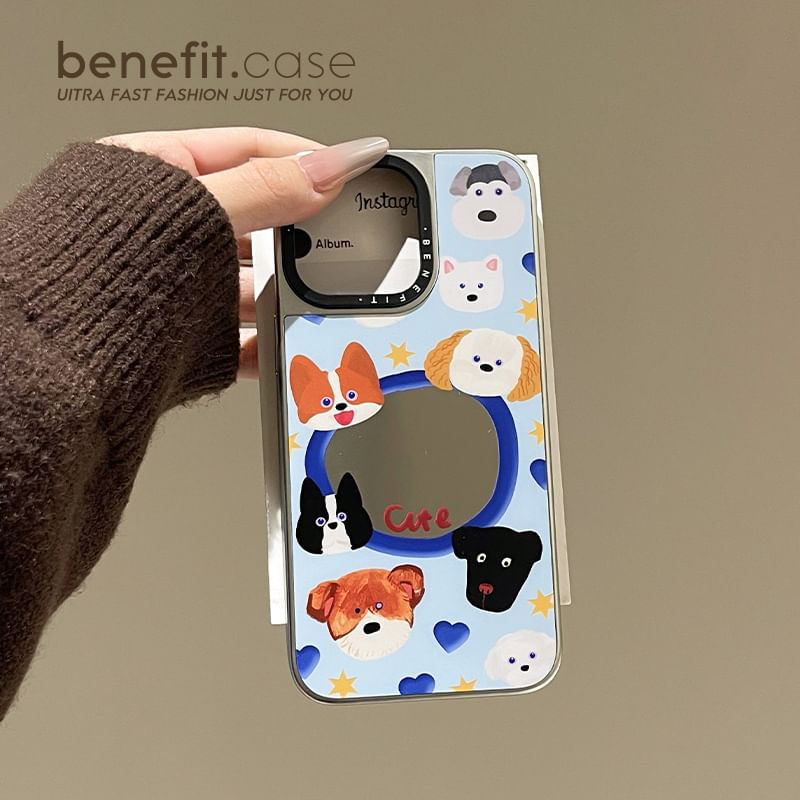 Phone Dog Case Mirrored