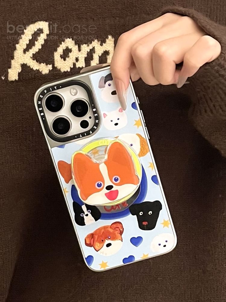 Phone Dog Case Mirrored