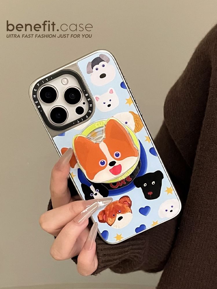 Phone Dog Case Mirrored