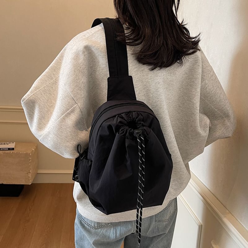 Backpack Drawstring Multi-Pocket