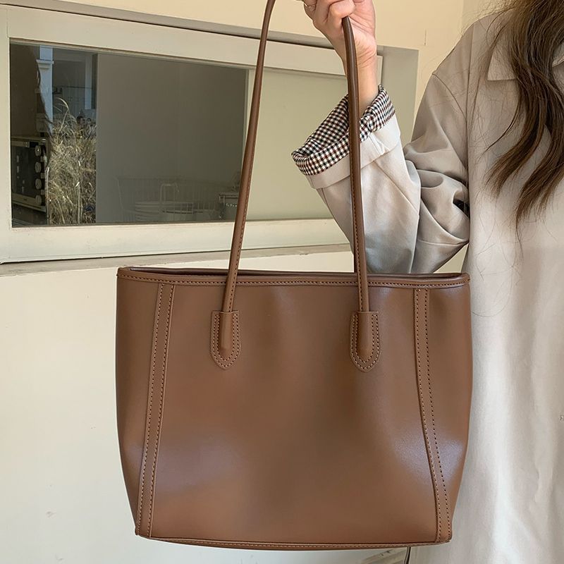 Wholesale Sample Bag Faux Tote Plain Leather