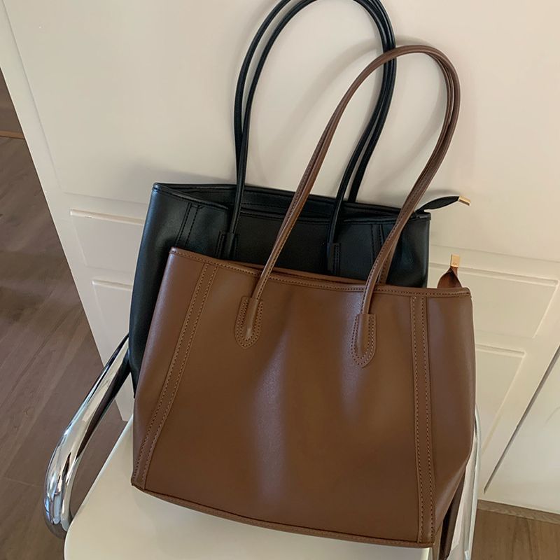Wholesale Sample Bag Faux Tote Plain Leather