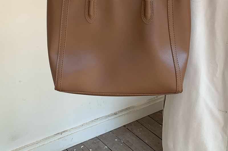 Wholesale Sample Bag Faux Tote Plain Leather