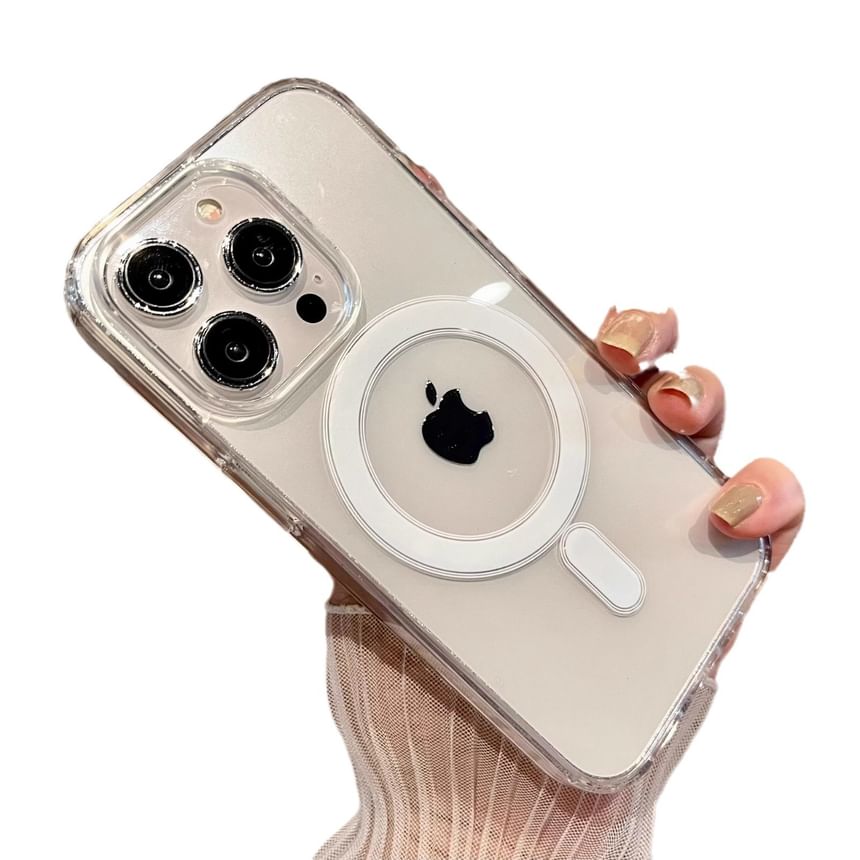 (Compatible Case with Magnetic MagSafe) Transparent Phone