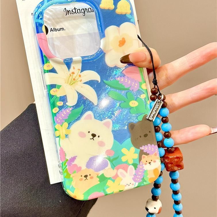 with Strap Case Phone Animal