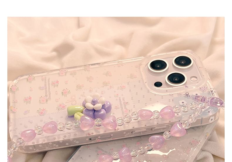 Case Floral Set Strap / Phone