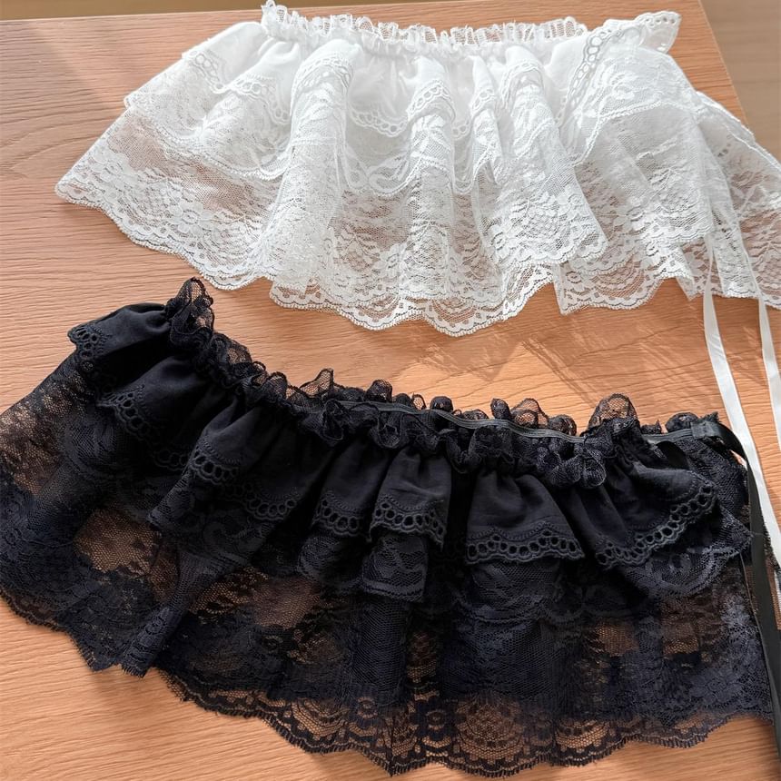 Hem Decorative Lace Layered