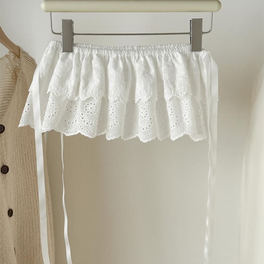 Hem Decorative Lace Layered