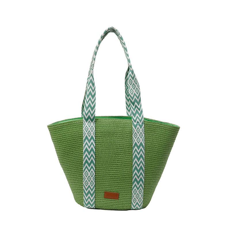 Sample Woven Pattern Strap Tote Bag