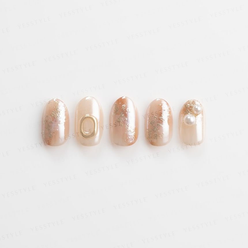 Flower Fantsy Art On Nail Amber