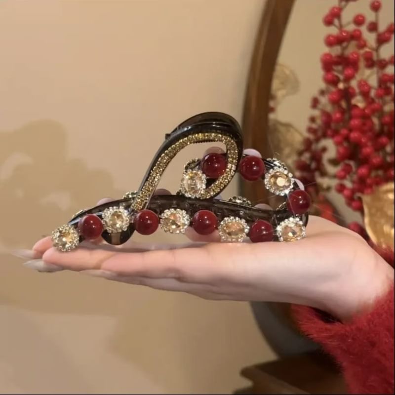 Wholesale Sample Bead Heart Claw Rhinestone Hair