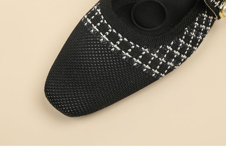 Flats Jane Knit Patterned Mary