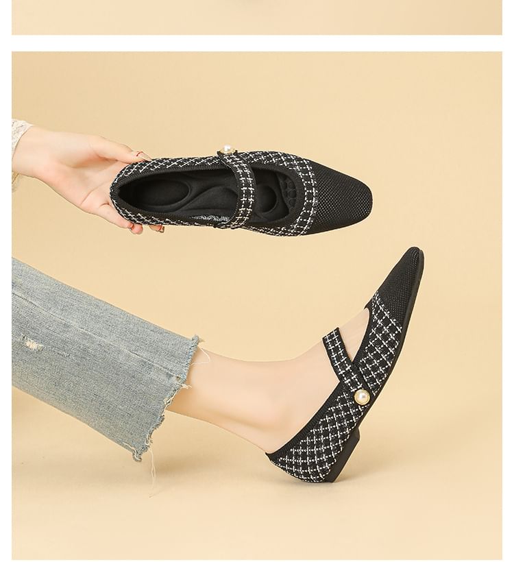 Flats Jane Knit Patterned Mary