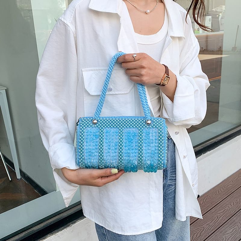 Sample Sequin Beaded Shoulder Bag