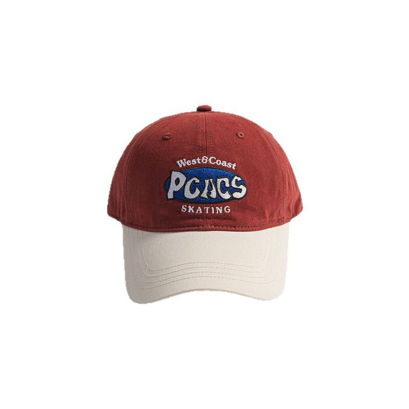 Letter Two-Tone Cap Embroidered