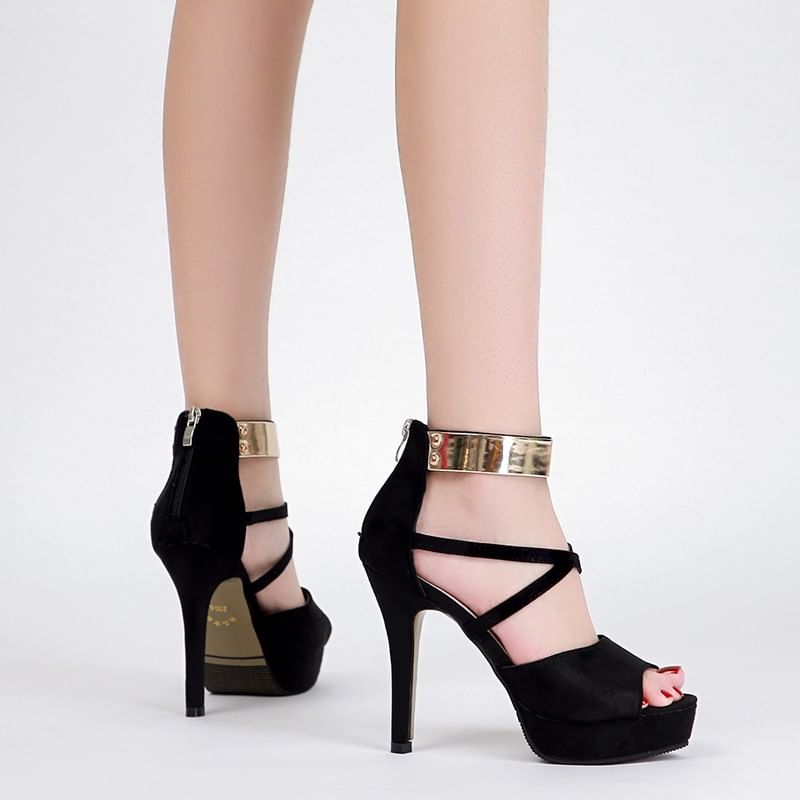 High Platform Heel Sandals