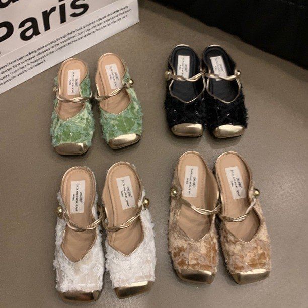Toe Jane Cap Mules Mary