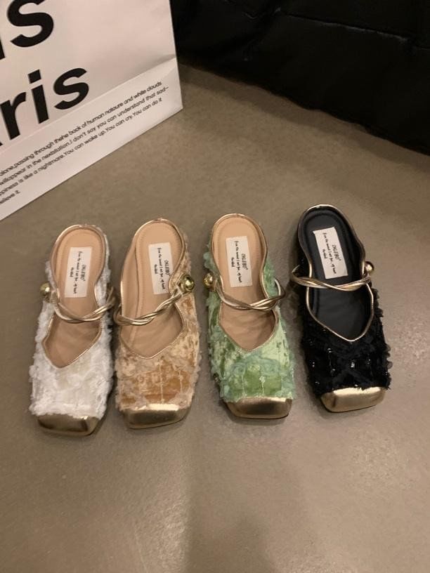 Toe Jane Cap Mules Mary