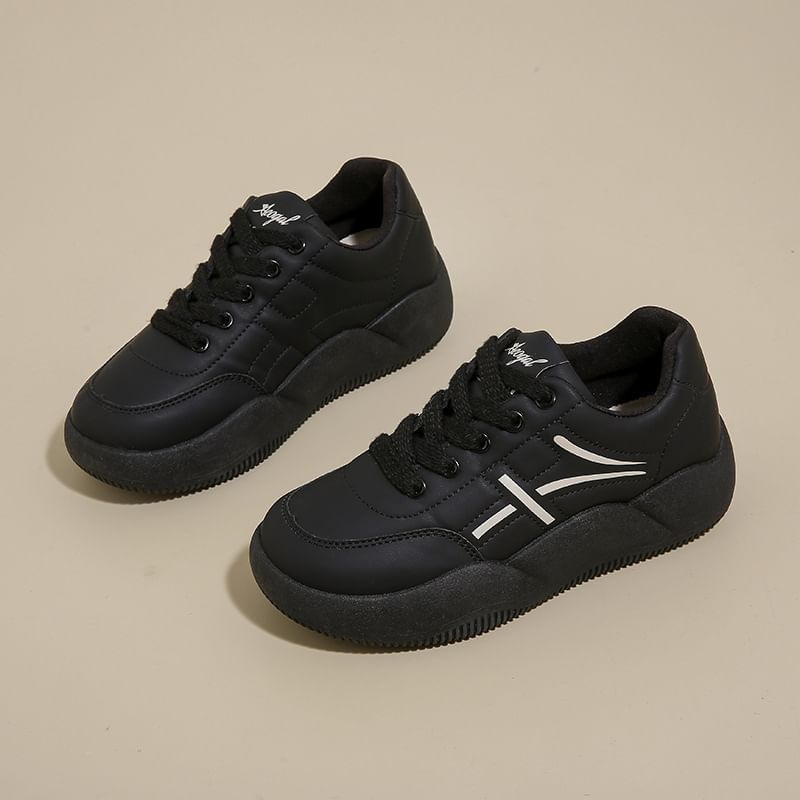 Panel Sneakers Platform