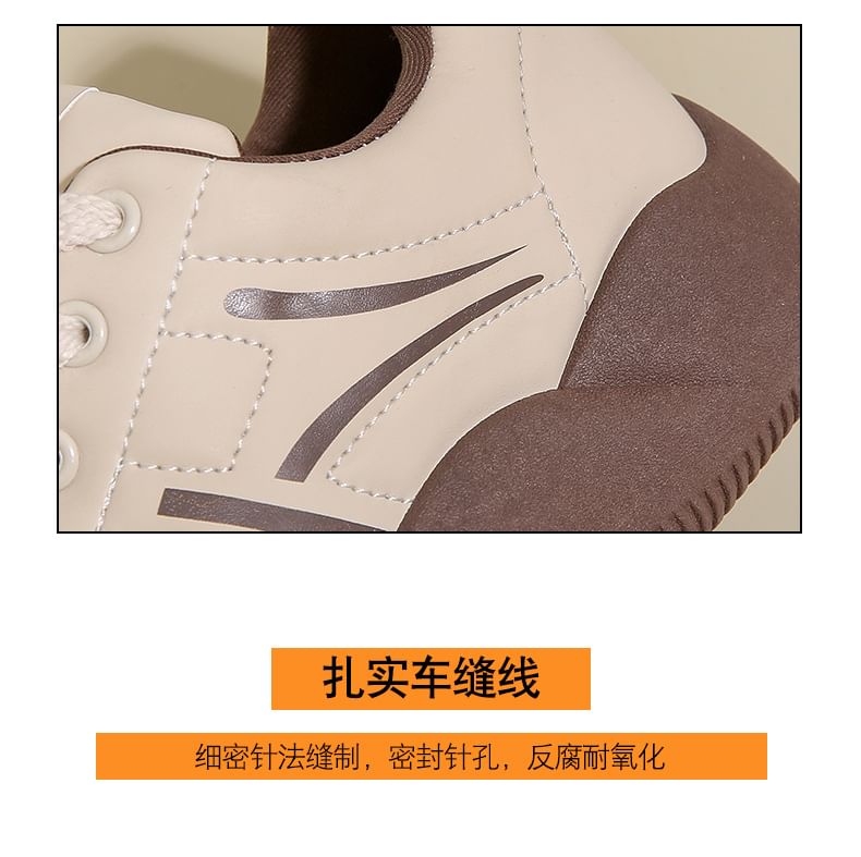 Panel Sneakers Platform