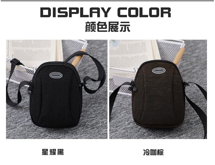 Bag Nylon Plain Crossbody