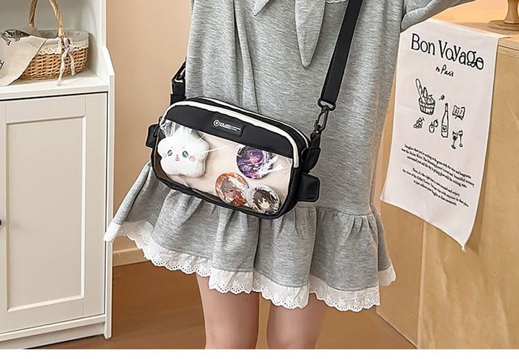 Panel Nylon Bag PVC Crossbody