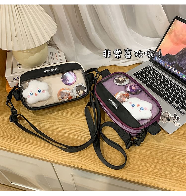 Panel Nylon Bag PVC Crossbody