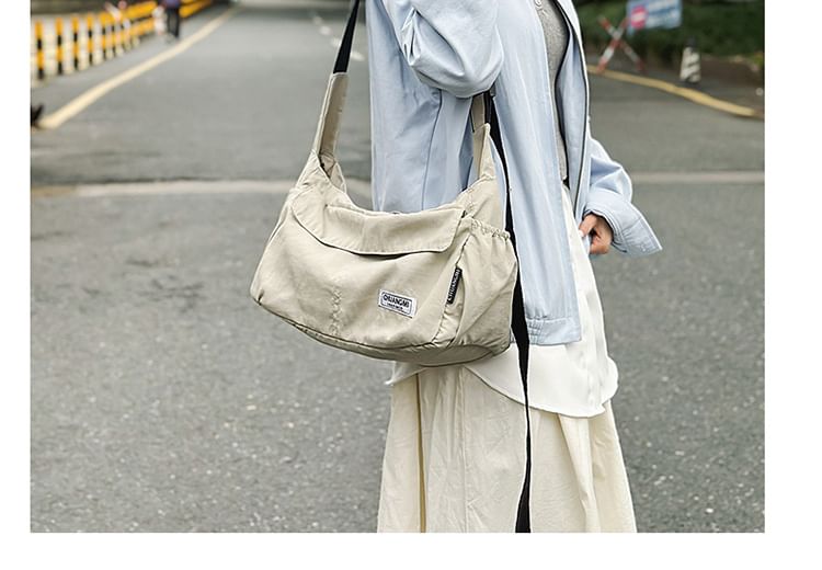 Nylon Plain Bag Crossbody