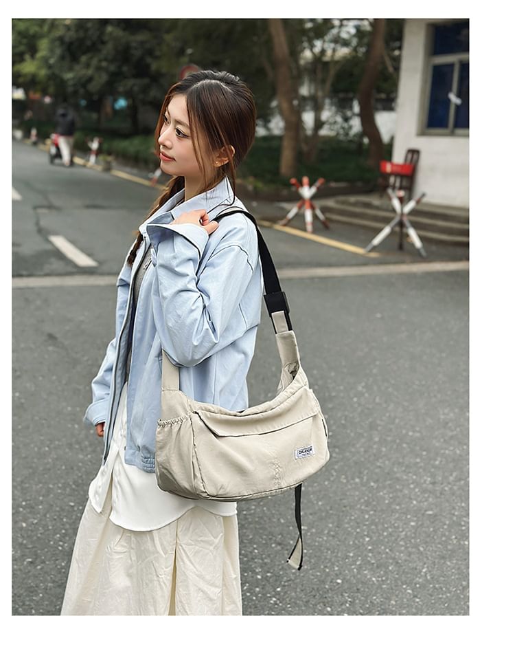 Nylon Plain Bag Crossbody