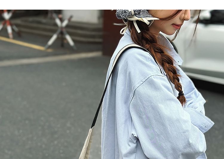 Nylon Plain Bag Crossbody